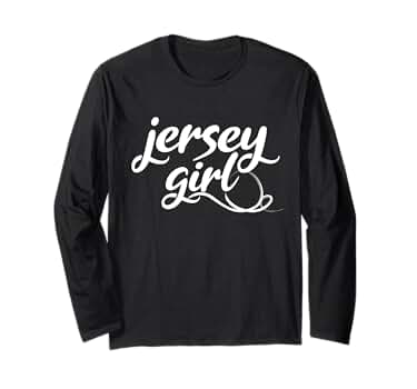 Amazon.com: Jersey Girl Long Sleeve T-Shirt : Clothing